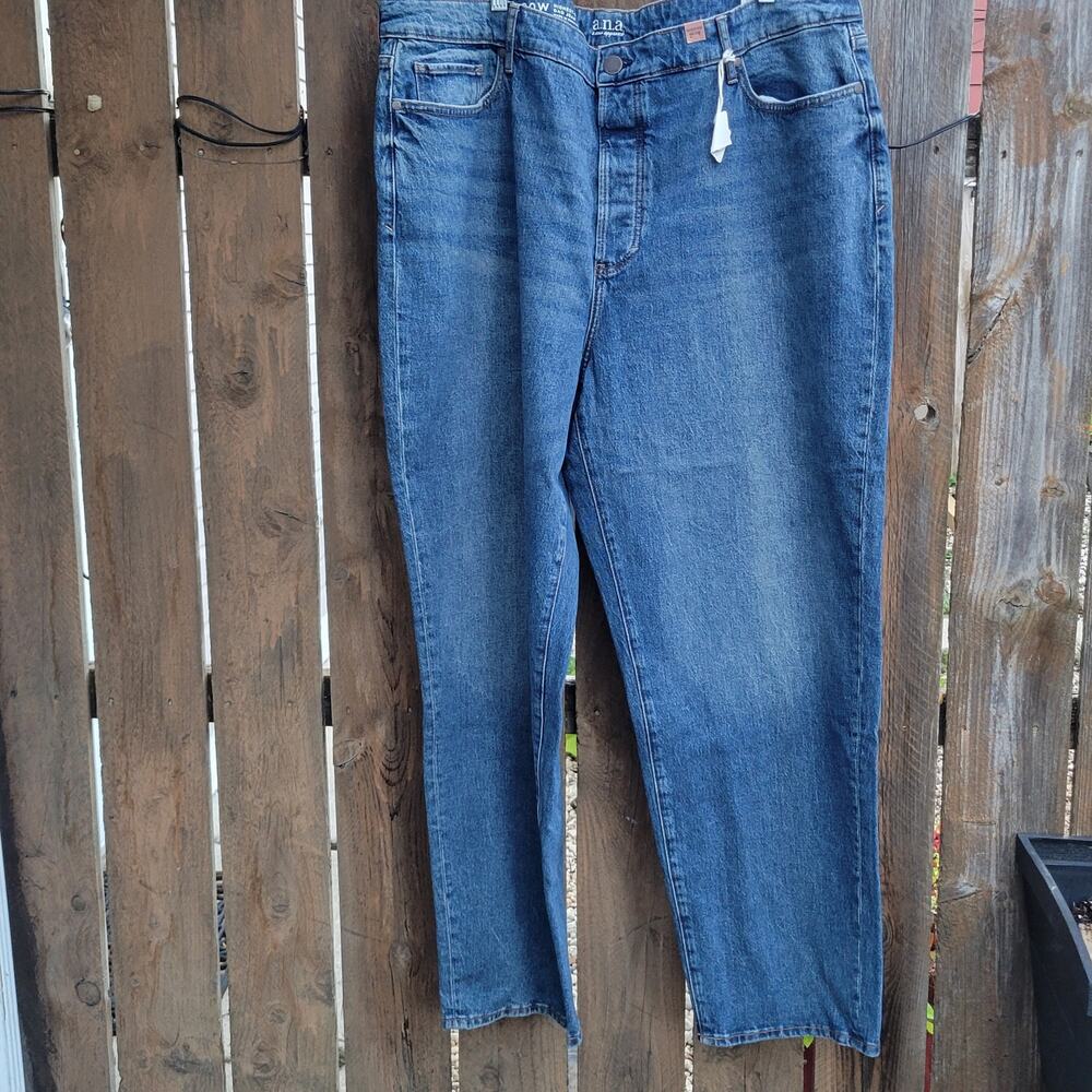 A.N.A. Plus Size 20W Highest Rise Dad Jeans NWT